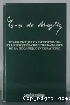 LES INCERTITUDES D'HEISENBERG ET L'INTERPRETATION PROBABILISTE DE LA MECANIQUE ONDULATOIRE