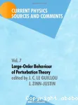 LARGE ORDER BEHAVIOUR OF PERTURBATION THEORY