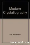 MODERN CRYSTALLOGRAPHY