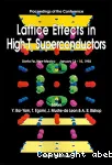 LATTICE EFFECTS IN HIGH-Tc SUPERCONDUCTORS