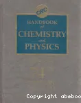 CRC HANDBOOK OF CHEMISTRY AND PHYSICS