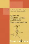 QUANTUM ELECTRON LIQUIDS AND HIGH-TC SUPERCONDUCTIVITY