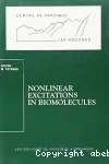 NONLINEAR EXCITATIONS IN BIOMOLECULES