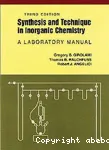 SYNTHESIS AND TECHNIQUE IN INORGANIC CHEMISTRY