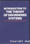 INTRODUCTION TO THE THEORY OF DISORDERED SYSTEMS