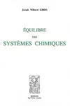 EQUILIBRE DES SYSTEMES CHIMIQUES