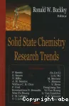 SOLID STATE CHEMISTRY RESEARCH TRENDS