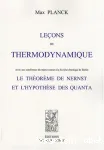 LECONS DE THERMODYNAMIQUE