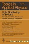 LIGHT SCATTERING IN SOLIDS V