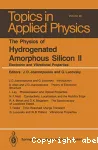 THE PHYSICS OF HYDROGENATED AMORPHOUS SILICON II