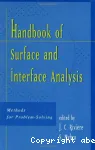 HANDBOOK OF SURFACE AND INTERFACE ANALYSIS