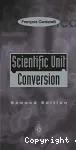 SCIENTIFIC UNIT CONVERSION