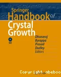 SPRINGER HANDBOOK OF CRYSTAL GROWTH