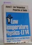 PROCEEDINGS OF THE 14th INTERNATIONAL CONFERENCE ON LOW TEMPERATURE PHYSICS