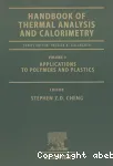 HANDBOOK OF THERMAL ANALYSIS AND CALORIMETRY