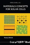 MATERIALS CONCEPTS FOR SOLAR CELLS